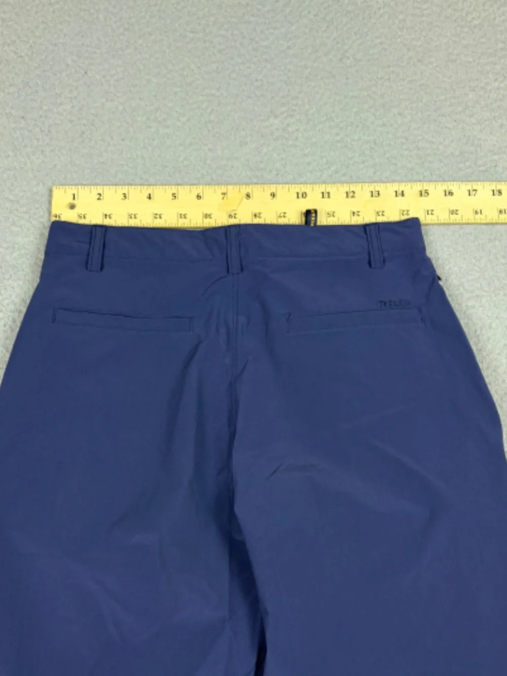Trekka Pants Mens 29X30 Blue Hiking Pants Zip Pockets Nylon Outdoors Casual